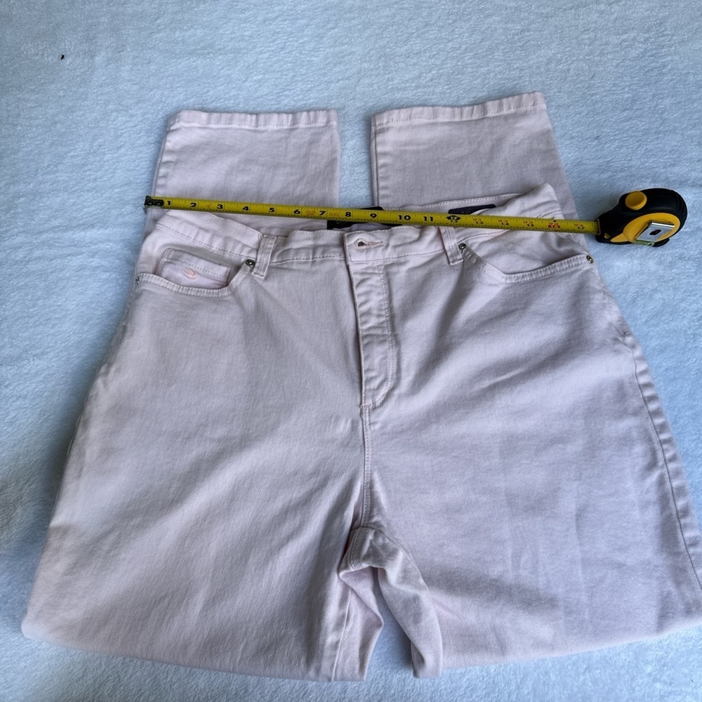 Gloria Vanderbilt Light Pink Straight Leg Jeans - Picture 5 of 9
